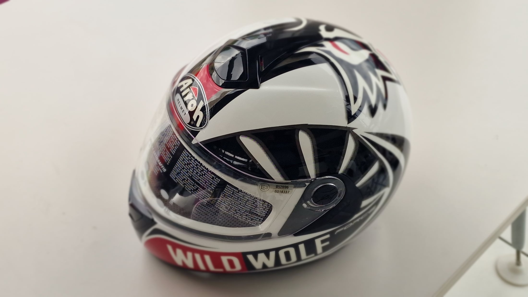 Sturzhelm Airoh Aster Wild Wolf - Größe XS – Bild 3